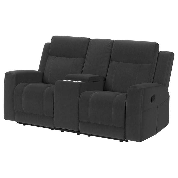 Slater - Reclining Loveseat With Manual Levers