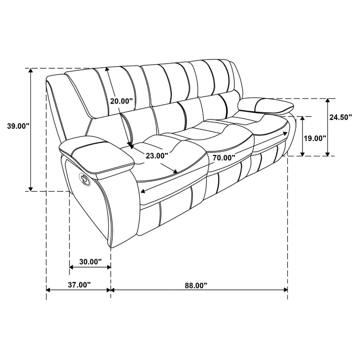 Elodie - Reclining Sofa Set With Manual Recline