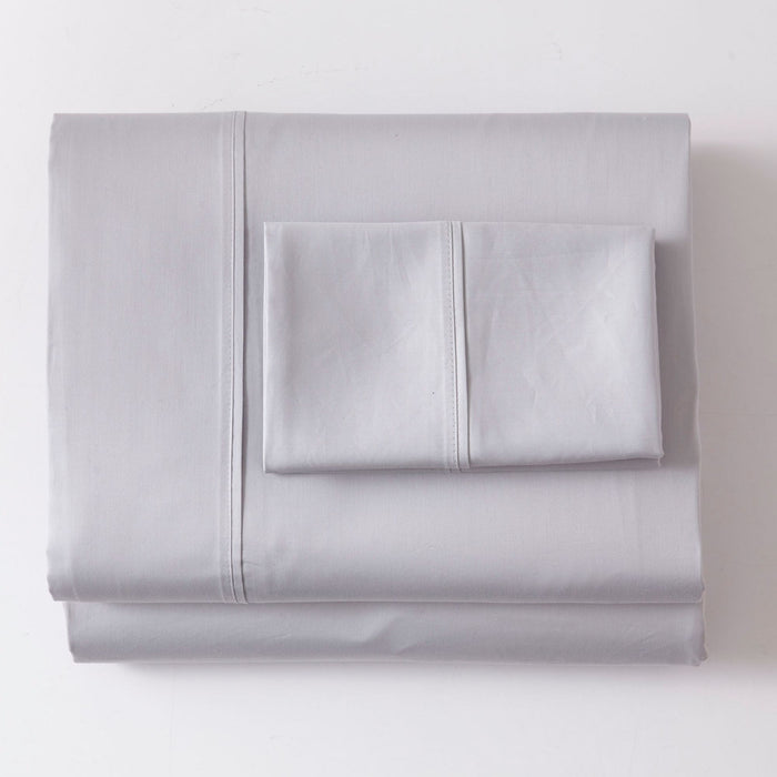 Sheet Set Luxurious Supima Cotton, Wrinkle Resistant, Breathable, With 2 Ghostgrip Band