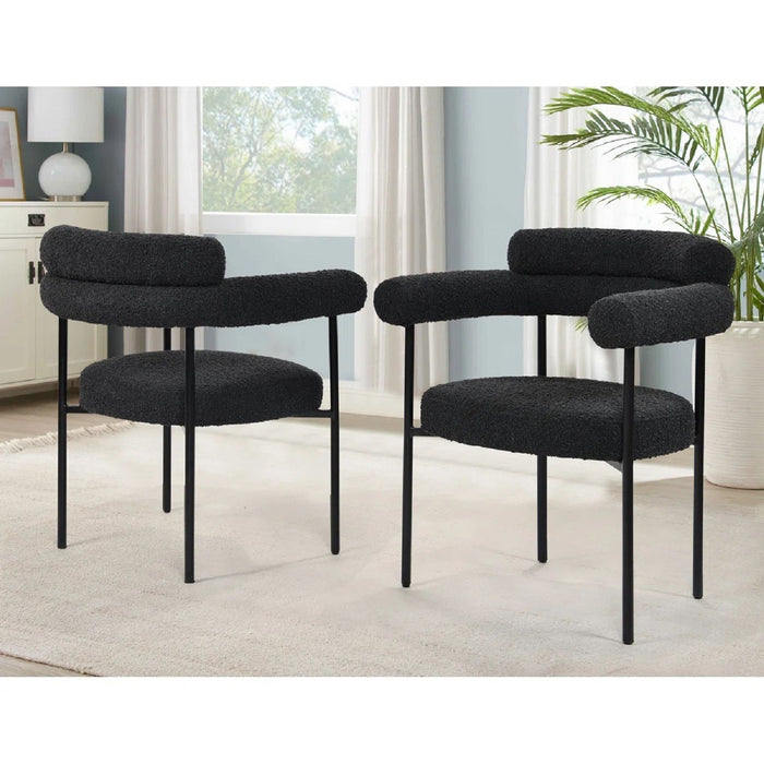 Dining Chairs With Armrests (Set of 2)
