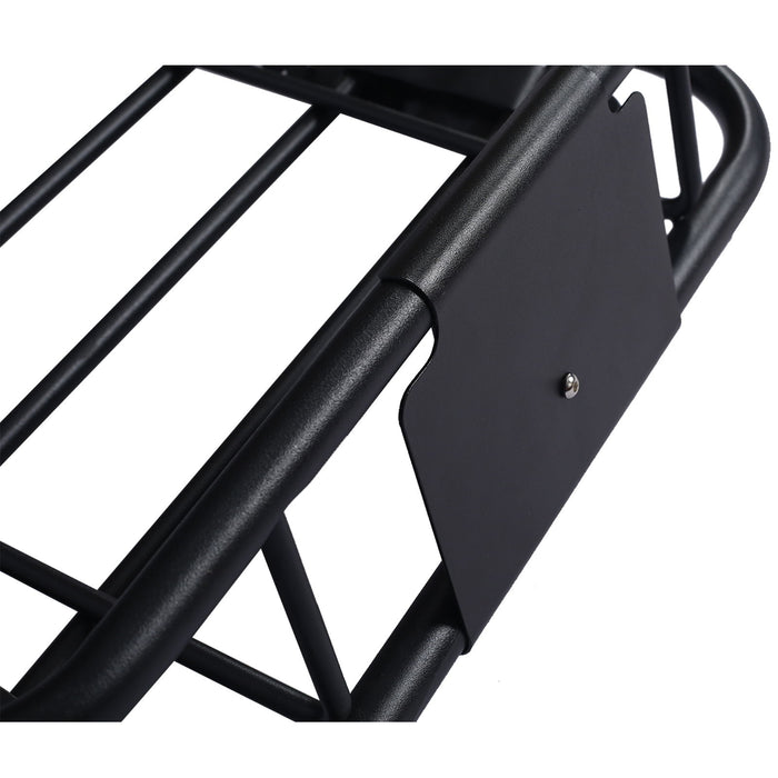 Motoring Rooftop Cargo Carrier Basket Steel, Universal Fit Roof Rack