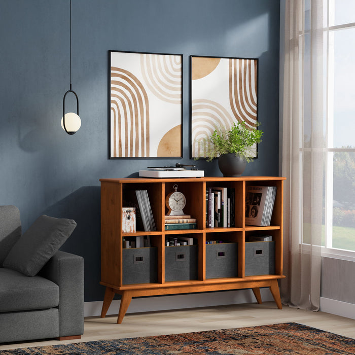 Draper - Mid Century 8 Cube Storage Sofa Table