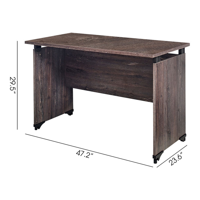 Urban - Farmhouse Composite Wood Writing Desk With Eco Friendly Material And Durable - Gray