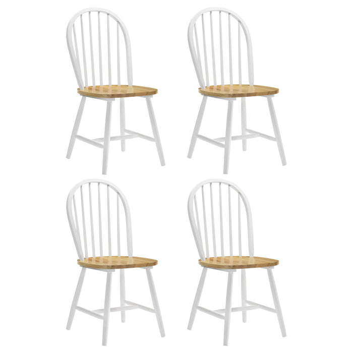 Spindle - Back Side Chairs (Set of 4) - Natural