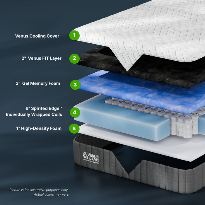Venus Williams Legend - 12" Hybrid Mattress