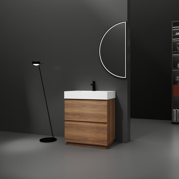 Modern Freestanding Bathroom Vanities With Single Sink Combo