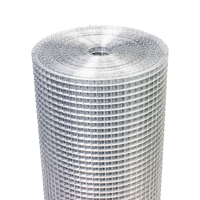 Galvanized Hardware Cloth, Gauge Metal Wire Fencing Roll For Garden And Animal Use - Silver