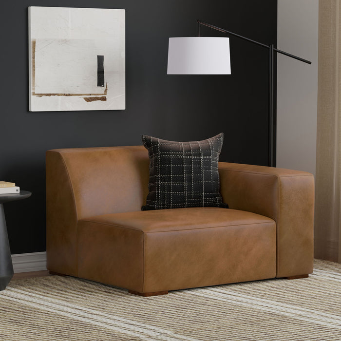 Rex - Right Arm Sofa Module - Brown