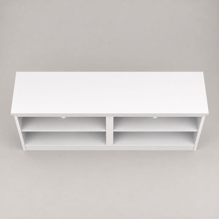 TV Stand For TVs Up To 50" With Open Shelves And Cable Management