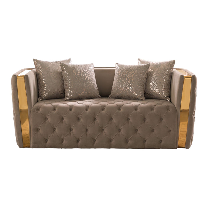 Naomi - Button Tufted Loveseat