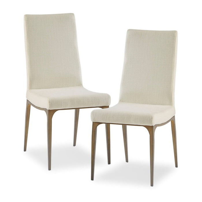 Captiva - Dining Side Chair With Upholstery (Set of 2) - Cream