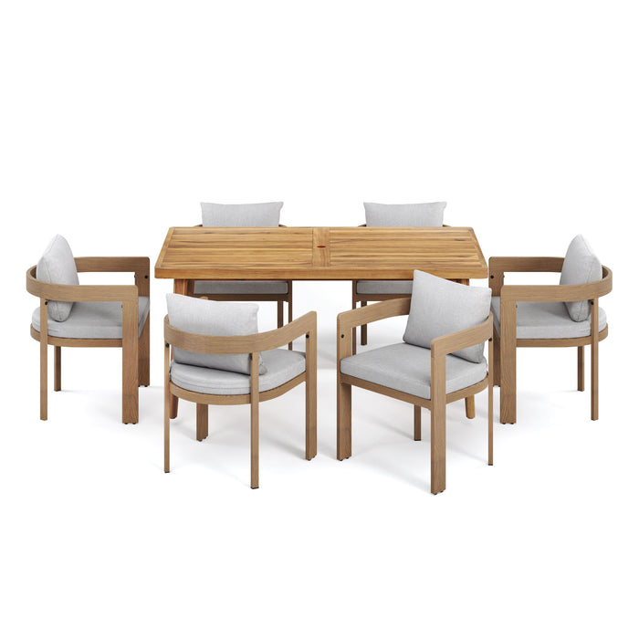Elko Janiyah - Outdoor Patio Dining Set Dining Chairs And Dining Table