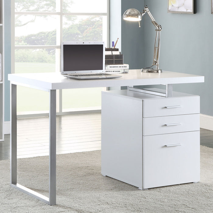 Modern Reversible 3 Drawer Office Computer Desk