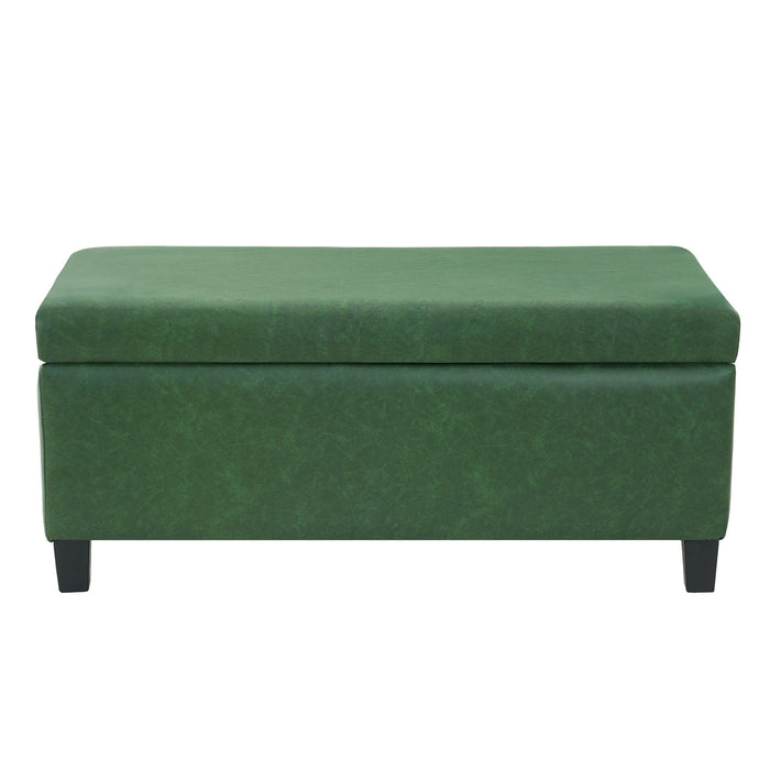 Storage Ottoman With Flip Top Lid