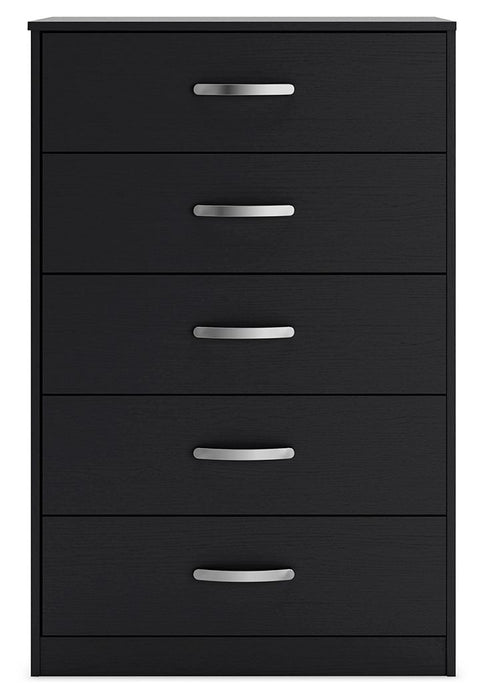 Finch - Five Drawer Chest - 46" Height - Black