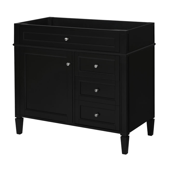 Bathroom Vanity With 2 Drawers And Tip-Out Drawer, Storage Cabinet
