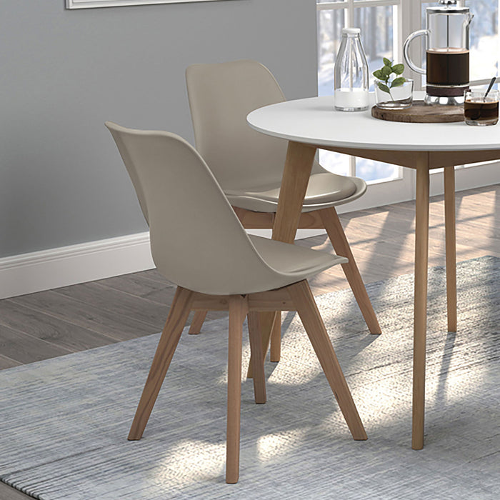 Elegant Padded Side Chair (Set Of 2)