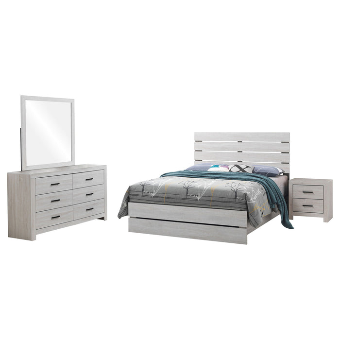 Geary - Slatted Headboard Panel Bedroom Set