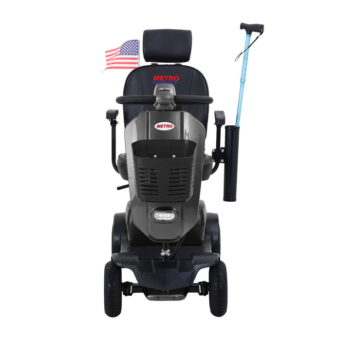 Max Plus - 4 Wheels Outdoor Compact Mobility Scooter With 2 Pieces X 20Ah Lead Acid Battery, 16 Miles, Cup Holders & USB Charger Port
