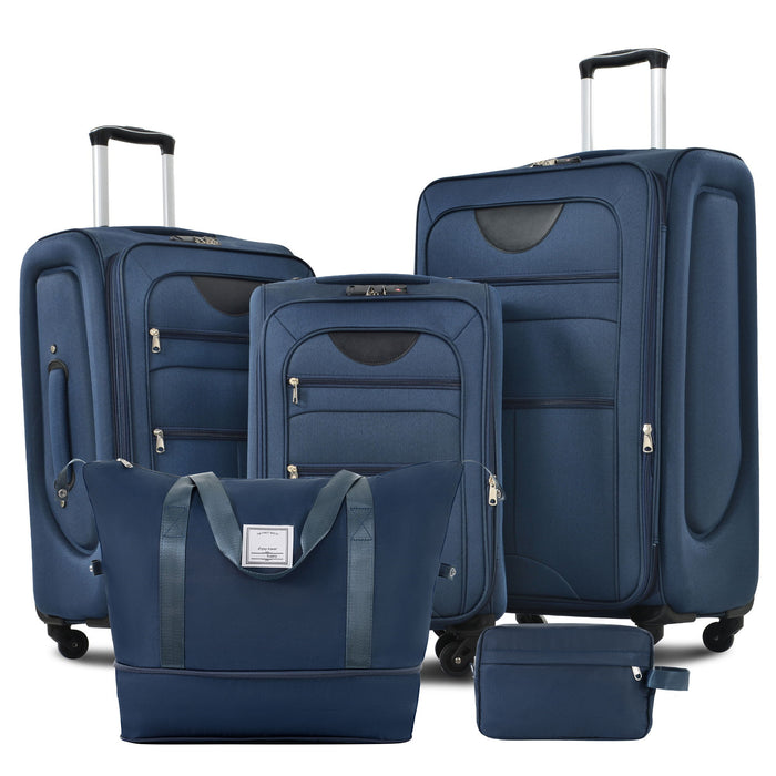 Softside Luggage Expandable Set & Duffel Bag Upright Spinner