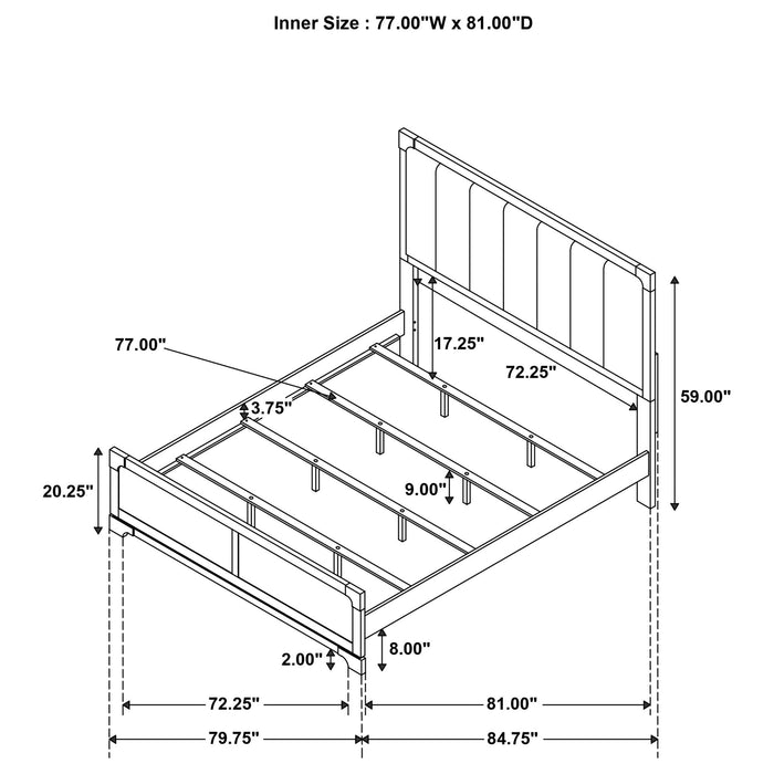 Harbington - Panel Bed
