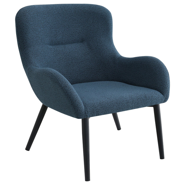 Luna - Upholstered Arm Accent Chair - Blue