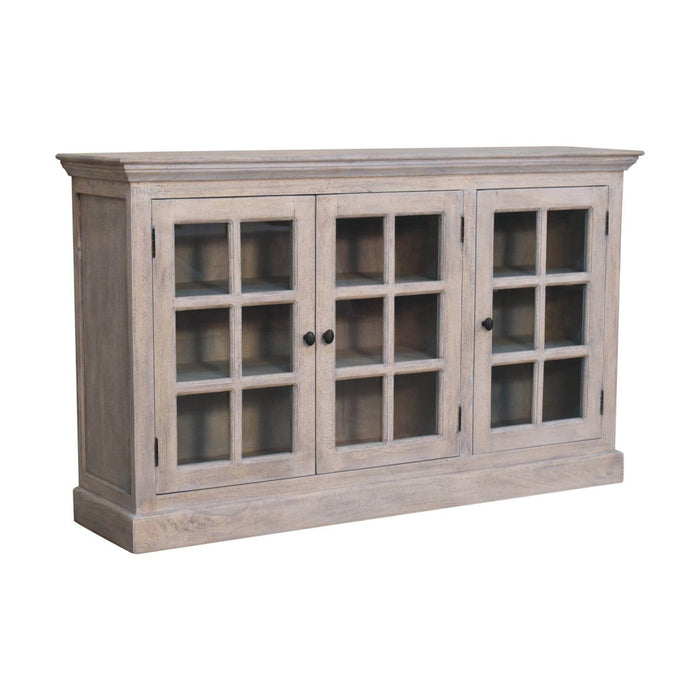 Triple Glazed Cabinet - Gray