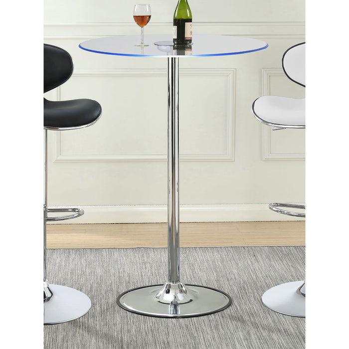 Indra - LED Bistro Table - Chrome
