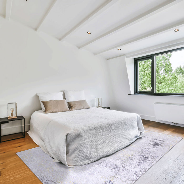 Maval - Abstract Washable Area Rug