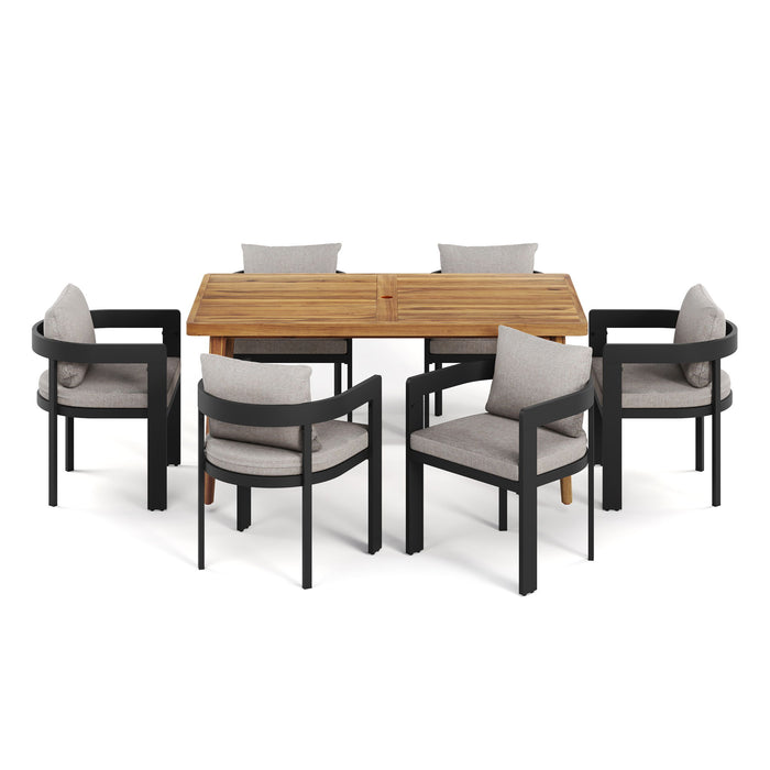 Elko Janiyah - Outdoor Patio Dining Set Dining Chairs And Dining Table