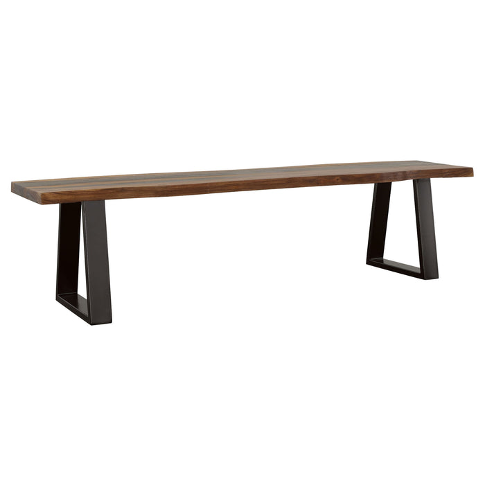 Wobegon - Rectangular Dining Bench - Gray