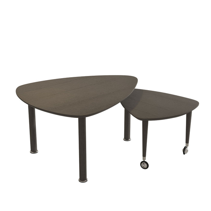 360 Degree Rotatable Coffee Table With Solid Legs