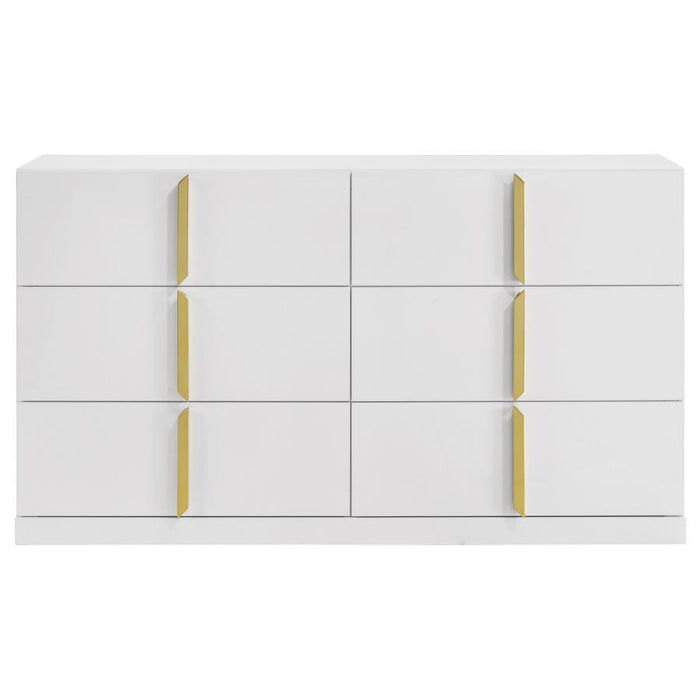 Ines - 6-Drawer Bedroom Dresser Cabinet