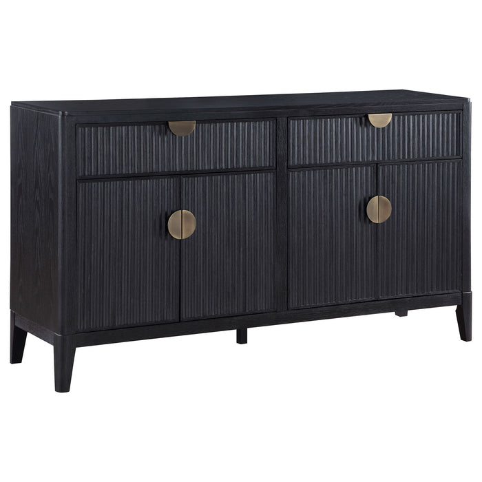 Mason - 2 Drawer Sideboard Storage Furniture - Black