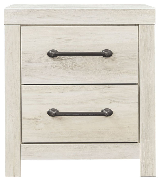 Cambeck - Two Drawer Night Stand - Whitewash