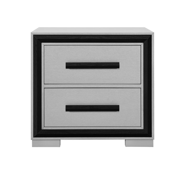 Adelaide - Nightstand - Gray / Black