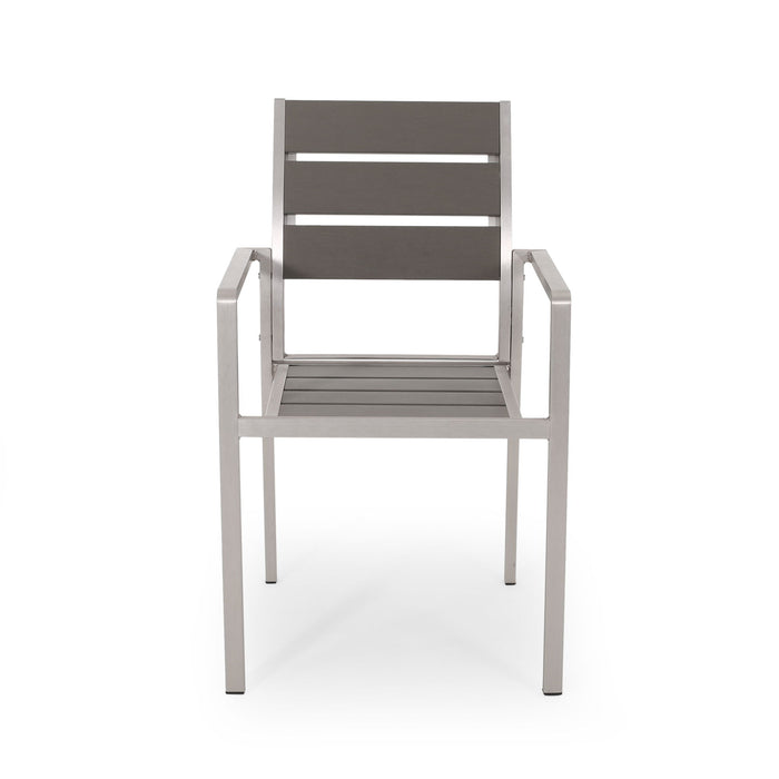Dreamlan - Outdoor Aluminum Dining Chair (Set of 2)