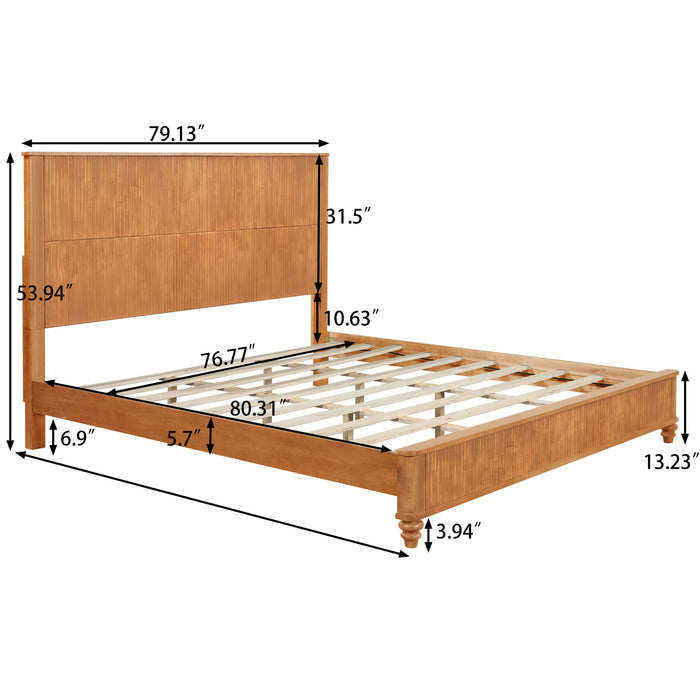 3 Piece Bedroom Set & Bed And 2 Nightstands