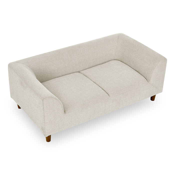 Modern Rectangular Pet Sofa With Backrest And Armrests For Small And Medium Dogs, Soft Cushion