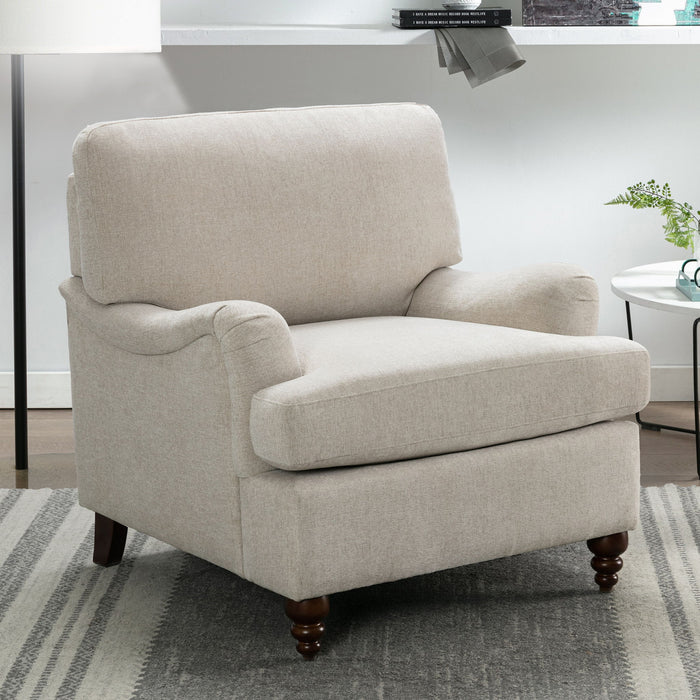 Candor - Arm Chair With English Roll Arms