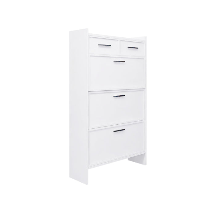 3 Doors Shoe Cabinet With 2 Drawers