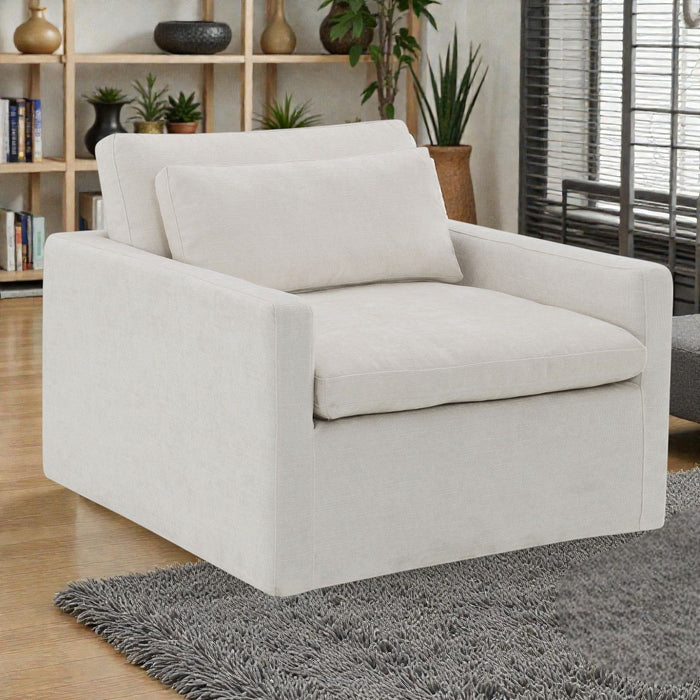 Naveen - Swivel Chair With 1 Toss Pillow