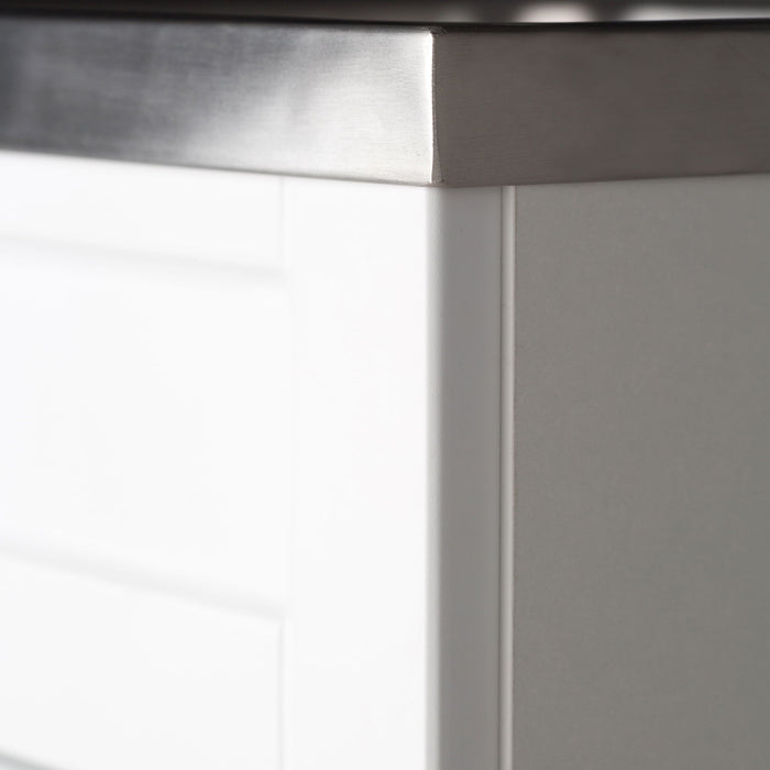 Hennessy - Deluxe Laundry Cabinet With Faucet And Stainless Steel Sink