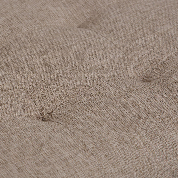 Draper - Upholstered Mid Century Tufted Ottoman Bench