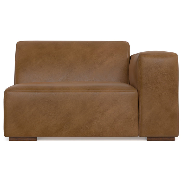 Rex - Right Arm Sofa Module - Brown