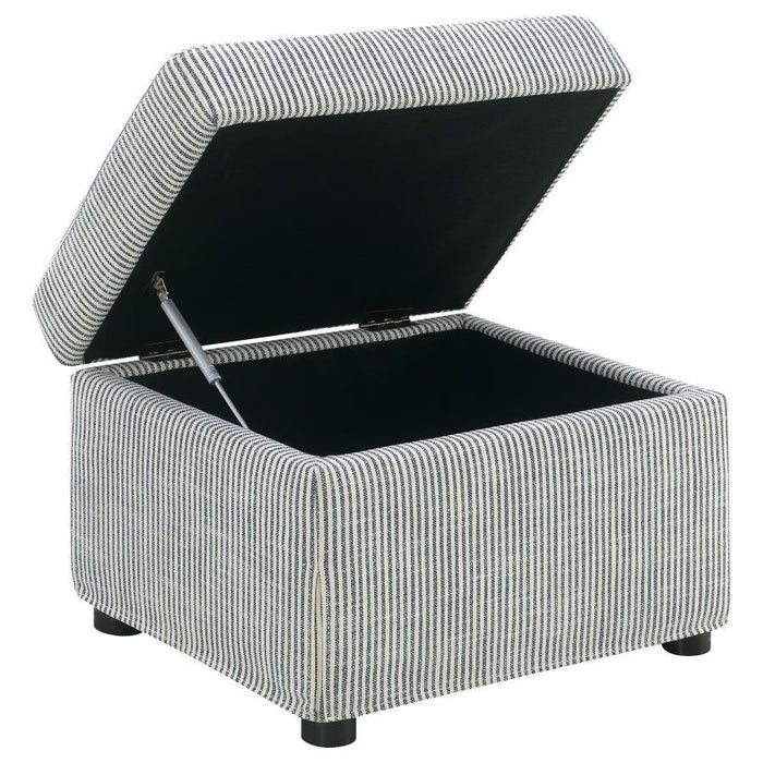 Winter - Upholstered Hydraulic Lift Top Storage Ottoman