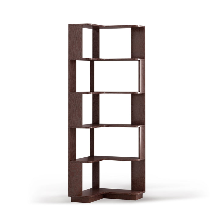 L-Shaped Corner Bookshelf
