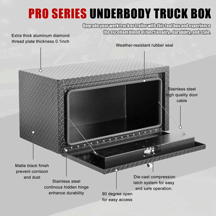 Pro Series - Underbody Truck Tool Box Waterproof Storage Chest