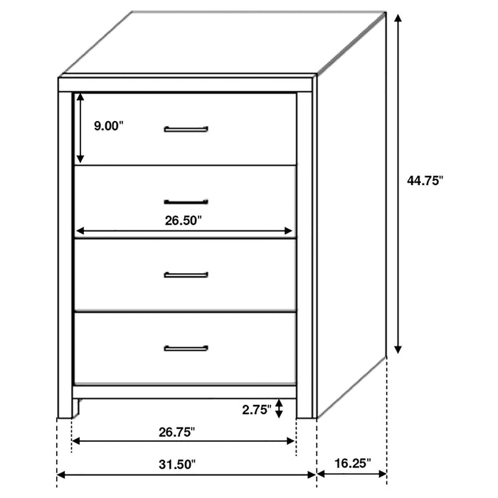 Geary - 4 Drawer Chest