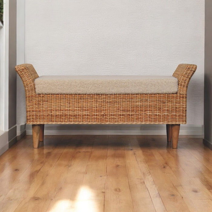 Riviera - Woven Bench - Oak